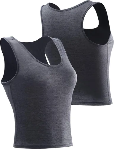 Vista 4 de NELEUS Camisetas cortas atléticas para correr y entrenar, paquete de 3