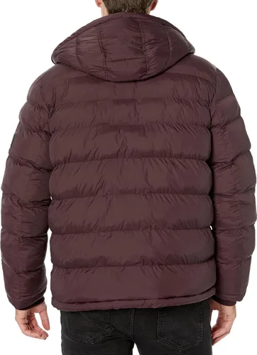 Vista 3 de Tommy Hilfiger Men's Hooded Puffer Jacket