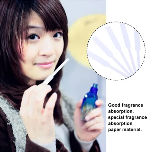 Vista 4 de Disposable Perfume Test Strips 1200pcs Scent Test Strips White Stiffness Hygroscopic Volatile Essential Oil Perfume