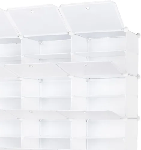 Vista 7 de Organizador de zapatos resistente caja de zapatos apilable que ahorra espacio, caja de zapatos transparente a prueba de polvo, caja de zapatos