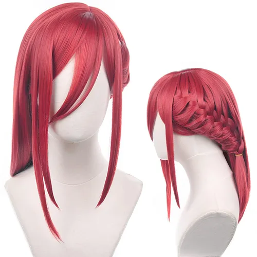 Vista 20 de Pelucas de anime verde oscuro para hombre, peluca corta y recta con flequillo para mujer, peluca COS para Halloween, Navidad, cómic, transmisión