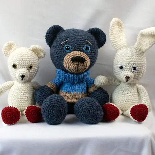 Vista 4 de 150 ojos de seguridad grandes para ojos de seguridad Amigurumi de ganchillo de 0.46/0.78/0.78 pulgadas (12/16/0.787 in) con purpurina para animales