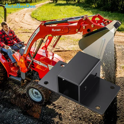 Vista 6 de Cubo de tractor con receptor de 2 pulgadas, receptor de enganche de remolque de 2 pulgadas, orificio de pasador de enganche de 5/8 pulgadas