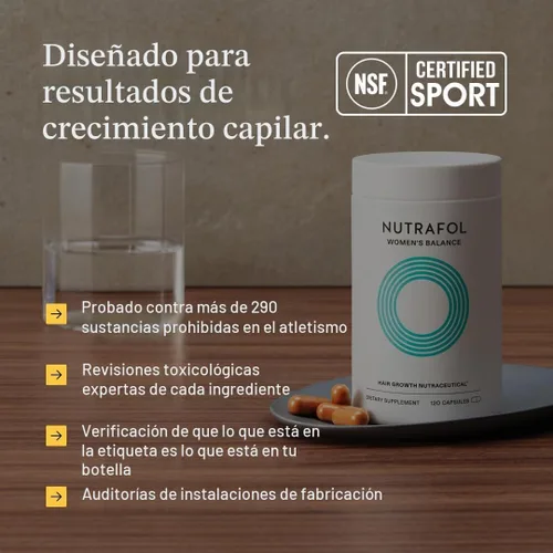 Vista 11 de Nutrafol - Suplementos para el crecimiento del cabello para mujer, mayores de 45 años