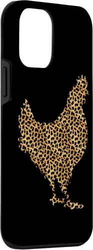 Vista 3 de iPhone 12 Mini Pollo Leopardo Impresión Gallina Animal Amante Mujeres Estuche de Regalo