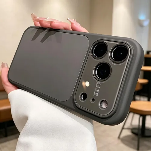 Vista 21 de Funda de silicona líquida para iPhone 17 Pro Max equipada con película protectora de lente, anticolisión suave al tacto y resistente a las manchas