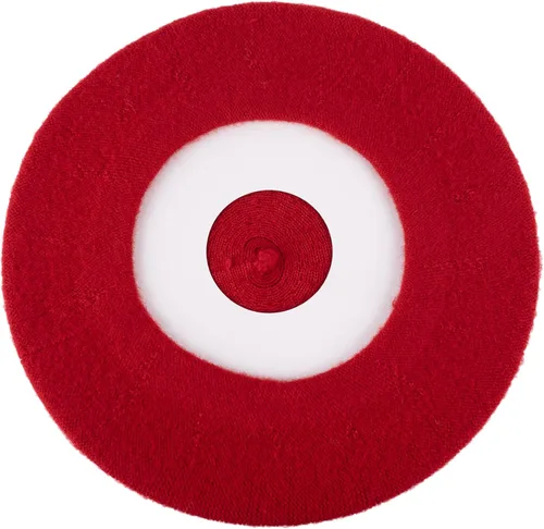 Vista 5 de Hat To Socks Boina francesa de mezcla de lana para hombre y mujer en colores lisos