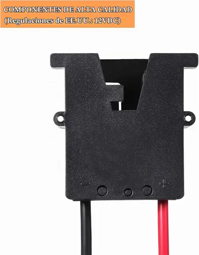 Vista 3 de Weewooday 2 piezas de conector de arnés de cables compatibles con ruedas de alimentación de batería