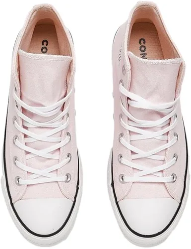 Vista 5 de Converse - Chuck Taylor All Star Tenis de mujer altos de plataforma con diseño de leopardo