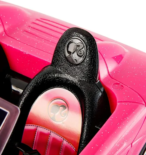 Vista 6 de Barbie DVX59 Autre Glam Convertible Sports - Vehículo de juguete para muñeca, coche rosa