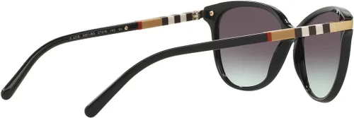 Vista 9 de Gafas de sol para mujer Burberry, negro(Black / Gray Gradient)