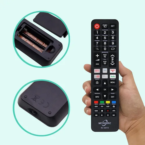 Vista 5 de Control remoto universal de reemplazo para Samsung, TCL, Sharp, LG, Sony, Hitachi, Toshiba, Sanyo, Hisense Smart TVs Control remoto universal