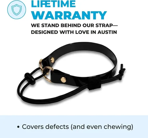 Vista 9 de eCollar Correa de repuesto estilo bungee – Collar de poliuretano impermeable compatible con Garmin, Dogtra, SportDOG, Educator