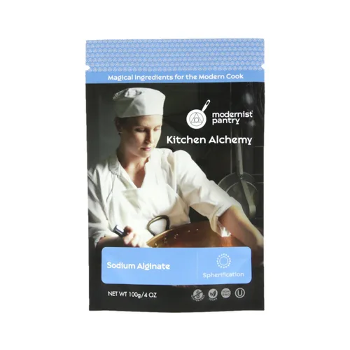 Vista 9 de Alginato de Sodio Puro (Gastronomía Molecular) ⊘ Sin GMO Vegano Certificado Kosher OU - 50 g/2 oz