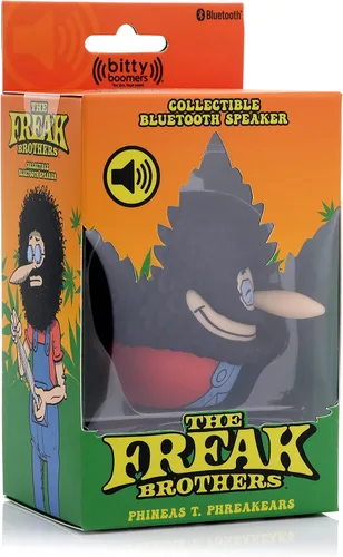 Vista 4 de Bitty Boomers The Freak Brothers: Phineas T. Phreakears - Mini altavoz Bluetooth, multicolor