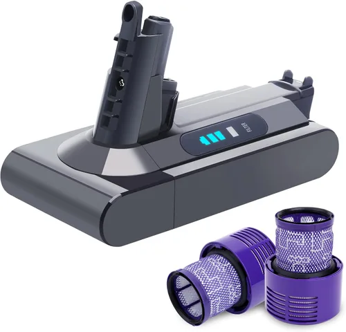 Vista 8 de Biswaye Compatible con Dyson V6 Batería Reemplazo DC62 SV04 SV03 Aspiradora