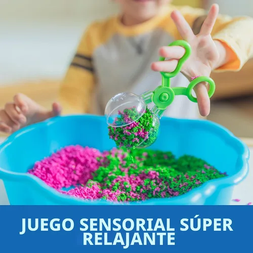 Vista 2 de Educational Insights Pluffle® Estación Sensorial - Juego de Espuma para Contenedor Sensorial, Alternativa Sin Desorden a los Juguetes de Arena