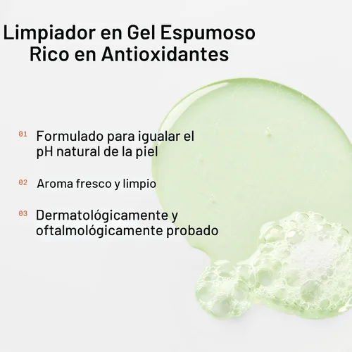 Vista 3 de Youth To The People Limpiador facial Superfood - Lavado facial diario de Kale + té verde, removedor de maquillaje suave, con antioxidantes calmantes