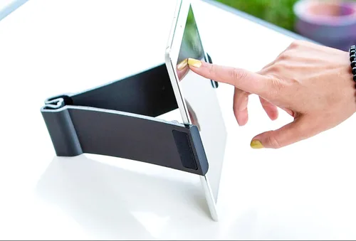 Vista 5 de Gator Grip Soporte para teléfono celular para escritorio, mesita de noche, cocina, compatible con iPhone, Android y la mayoría de los teléfonos