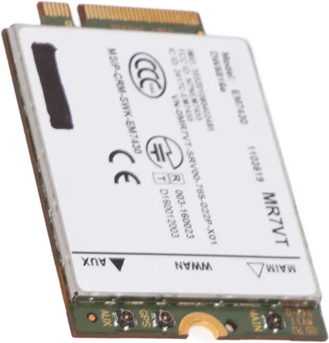 Vista 8 de Tarjeta de red 4G LTE, UMTS HSDPA HSPA+ LTE Módulo de red de computadora M.2 Interfaz, 300Mbps Plug and Play, para 7280 7285 7290 7389 7390 7480