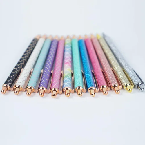 Vista 4 de U-RIGHT 18 bolígrafos elegantes para diario, bonitos bolígrafos para mujeres, bolígrafos retráctiles y divertidos para enfermeras