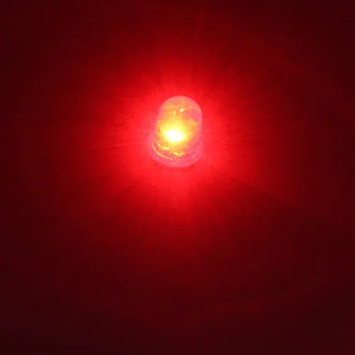 Vista 3 de 10pcs E10 Tornillo DC3V Punto Rojo Led Bombilla Lámparas de Luz +10pcs E10 Base (DC3V, Rojo)