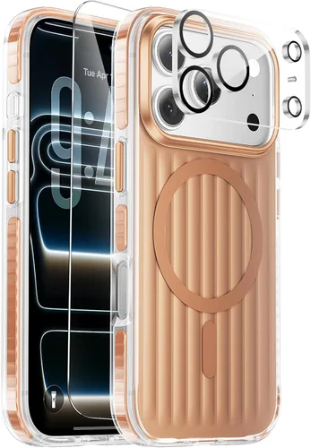 Vista 38 de Funda magnética diseñada para iPhone 11, [probada contra caídas de grado militar] [compatible con MagSafe] Funda protectora delgada translúcida mate