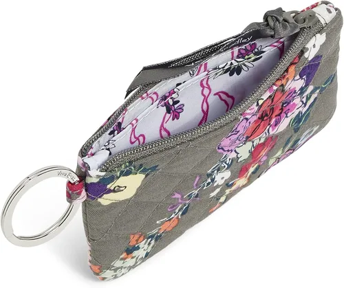 Vista 2 de Vera Bradley Women's Cotton Zip ID Case Wallet