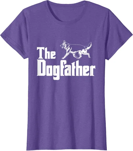 Vista 22 de The Dogfather Pastor Alemán - Camiseta de regalo divertida, Negro, S