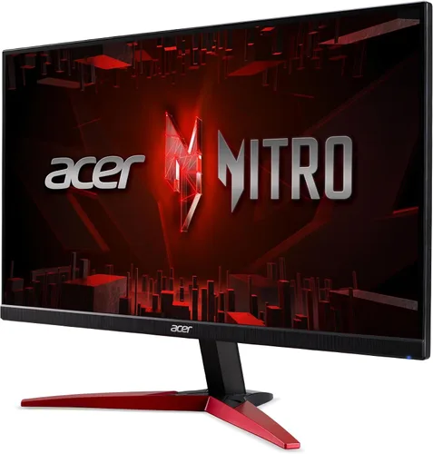 Vista 7 de Acer Nitro Monitor IPS para Gaming de PC Full HD 1920 x 1080 de 23.8 pulgadas AMD FreeSync Premium Frecuencia de actualización de 180Hz Hasta