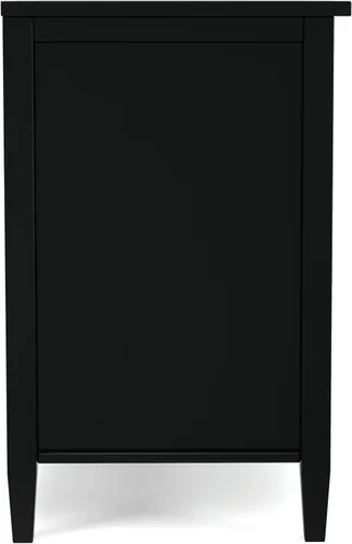 Vista 11 de SIMPLIHOME Warm Shaker - Mueble para TV de MADERA MACIZA de 47 Pulgadas de Ancho Estilo Transicional en Negro Para TVs de hasta 52 Pulgadas, Para