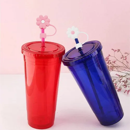 Vista 9 de Stanley Cup - 4 fundas para popotes Stanley, accesorios para popotes de silicona de 0.394 in/0.39 pulgadas, tapas reutilizables para popotes Stanley