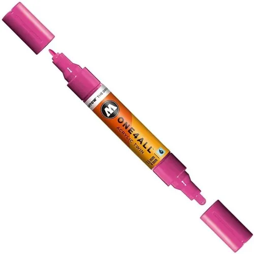 Vista 17 de Molotow ONE4ALL - Marcador acrílico de doble bomba, puntas de 0.059 in y 0.157 in, luz Amazonas, 1 cada uno (227.423)