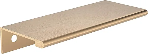 Vista 40 de Richelieu Hardware BP98982510 Lincoln Collection 1 pulgada (25 mm) de centro a centro Manija de tirador de borde de gabinete y cajón de aluminio