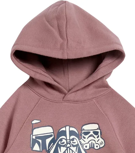 Vista 2 de Tienda Essentials Disney Marvel Sudadera con capucha de vellón para niños y niños pequeños de Star Wars