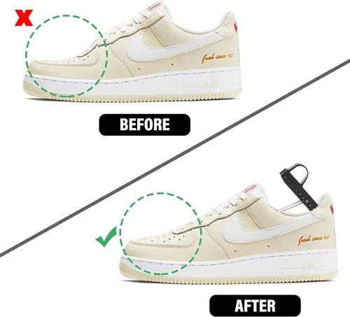 Vista 5 de YOLOPLUS+ Ensanchador de zapatos de plástico para hombre, árboles de zapatos ajustables para hombres, soporte portátil para talladores de árboles