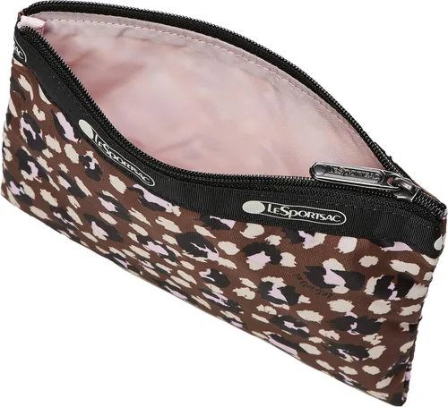Vista 4 de LeSportsac Connect The Spots Classic Hobo - Bolso cruzado bolsa de cosméticos estilo 7520color F465 moderno y caprichoso negro blanco y marrón