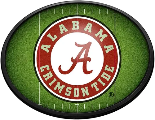 Vista 176 de The Fan-Brand NCAA Alabama Crimson Tide: Letrero de pared ovalado con luz – Decoración de fútbol, baloncesto, béisbol y deportes universitarios
