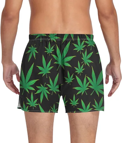 Vista 2 de Calzoncillos tipo bóxer para hombre, suaves, transpirables, tejidos, con botones, tallas S-XXL