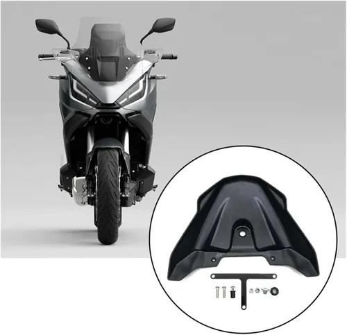 Vista 3 de Compatible with NT1100 NT 1100 2022 2023 Motorcycle Mudguard Front Beak Fairing Extension Wheel Extender Fender Black