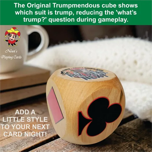 Vista 9 de Newt's Playing Cards Marcador/indicador Trumpmendo original de Trump para Bridge, Euchre, Pinochle y otros juegos de cartas – Pips grandes, marcador