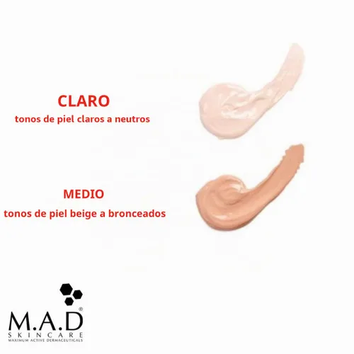 Vista 4 de M.A.D SKINCARE PROTECCIÓN SOLAR: Photo Guard SPF 50 Suero de base autoajustable: Medio - 1.06 oz