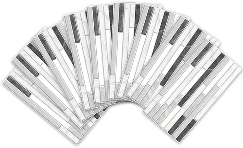 Vista 6 de Alwayspon Adhesivo de transferencia de azulejos con efecto mármol, adhesivo autoadhesivo para pared, calcomanías de azulejos para decoración
