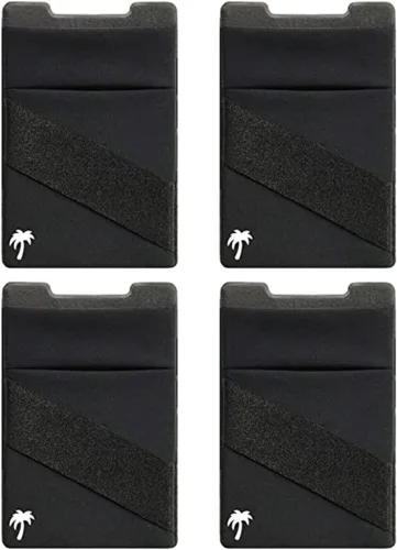 Vista 9 de LIFESTYLE DESIGNS The StickyWallet – Cartera de teléfono adhesivo de elastano premium para cualquier funda – Diseño único de doble bolsillo + correa