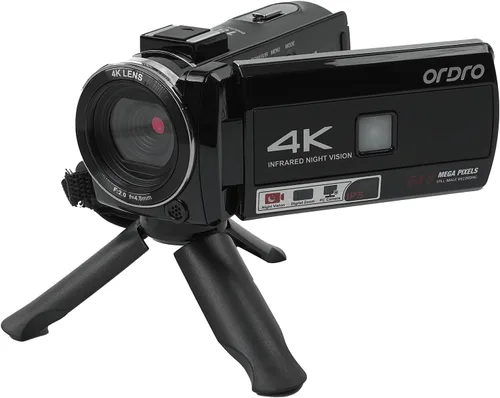 Vista 7 de ORDRO Z36 Videocámara 4K, cámara de vlogging de 64MP para YouTube 18X Zoom digital pantalla de rotación de 3.0 pulgadas, visión nocturna IR, mini