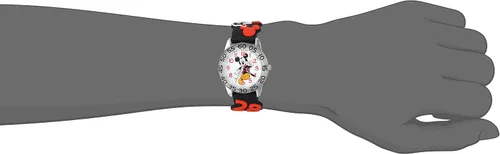Vista 6 de Disney Mickey Mouse - Reloj analógico de cuarzo 3D para niños, Negro
