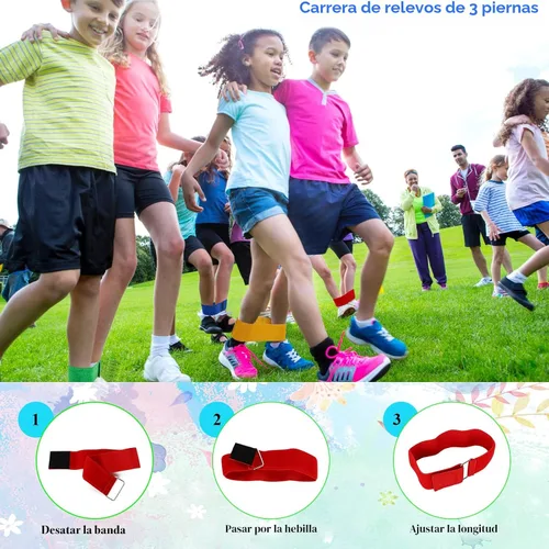Vista 3 de Bolsas de carreras de sacos de patatas para 4 a 8 jugadores, juegos de patio trasero para niños y adultos, fiesta de cumpleaños de campo, juegos al