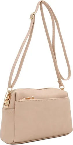 Vista 31 de FashionPuzzle Triple Zip Small Crossbody Bag