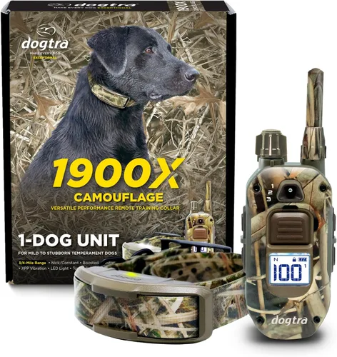 Vista 11 de Dogtra 1900X Black Edition E-Collar – Rango de 1 milla, perros 45 libras +, IPX9K impermeable, 100 niveles de estimulación, vibración, tono