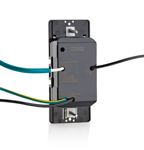 Vista 2 de Leviton Interruptor de luz con sensor de movimiento, activado por movimiento, encendido/apagado automático o encendido manual, 2A, no requiere cable
